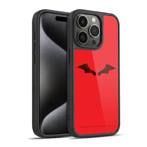 The Batman Neo-Noir Graphics Logo Gel Armour Case For Apple iPhone 15 Pro