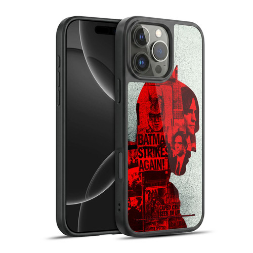 The Batman Neo-Noir Graphics Collage Gel Armour Case For Apple iPhone 16 Pro Max