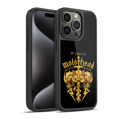 Motorhead 50th Anniversary Born To Lose Live To Win Gel Armour Case For Apple iPhone 15 Pro