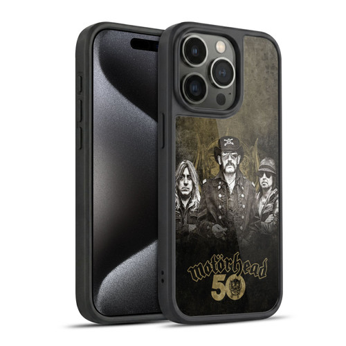 Motorhead 50th Anniversary Group Gel Armour Case For Apple iPhone 15 Pro