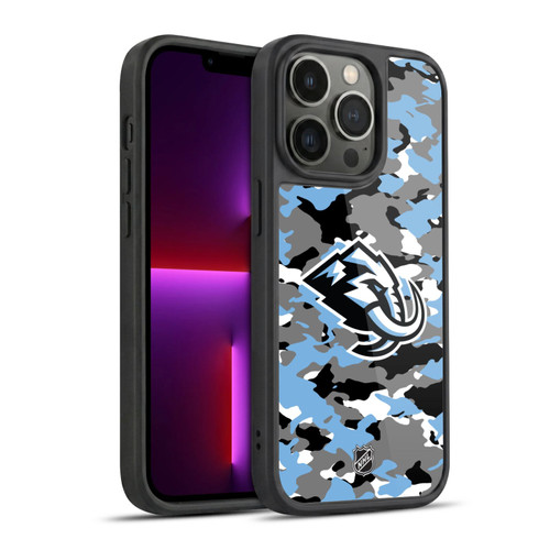 NHL Utah Mammoth Camouflage Gel Armour Case For Apple iPhone 13 Pro