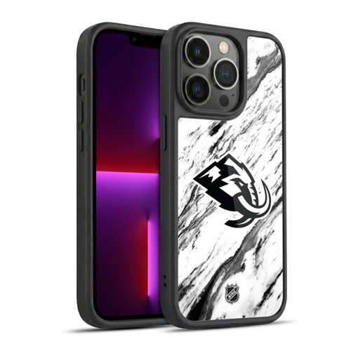 NHL Utah Mammoth Marble Gel Armour Case For Apple iPhone 13 Pro