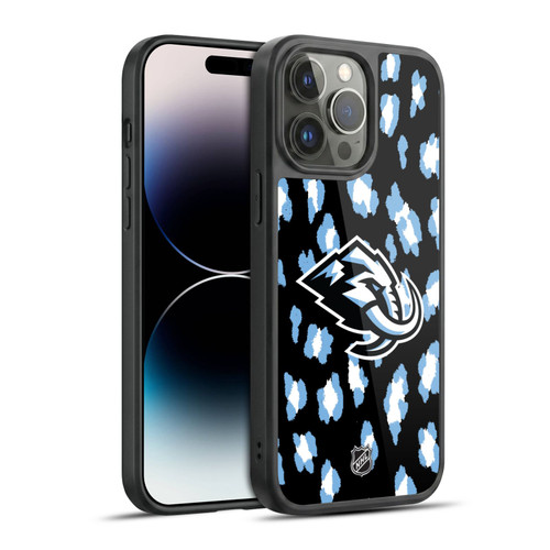 NHL Utah Mammoth Leopard Pattern Gel Armour Case For Apple iPhone 14 Pro Max