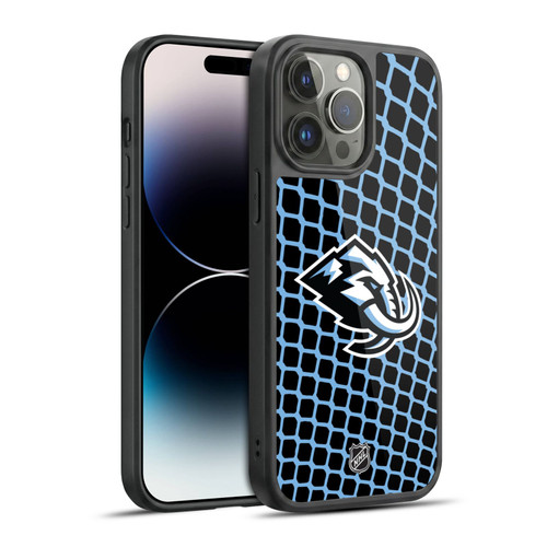NHL Utah Mammoth Net Pattern Gel Armour Case For Apple iPhone 14 Pro Max