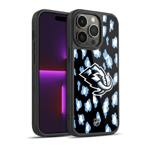 NHL Utah Mammoth Leopard Pattern Gel Armour Case For Apple iPhone 14 Pro