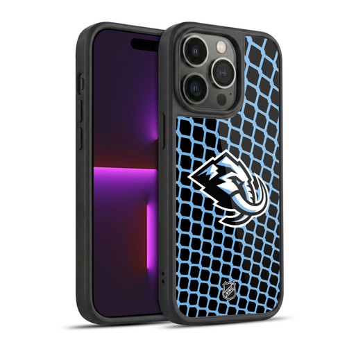 NHL Utah Mammoth Net Pattern Gel Armour Case For Apple iPhone 14 Pro