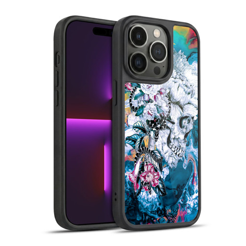 Riza Peker Skulls 9 Memento Mori Gel Armour Case For Apple iPhone 14 Pro