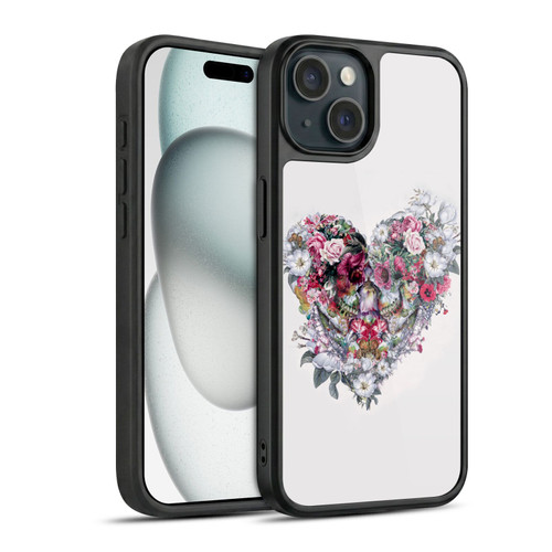 Riza Peker Skulls 9 Love Forever Gel Armour Case For Apple iPhone 15