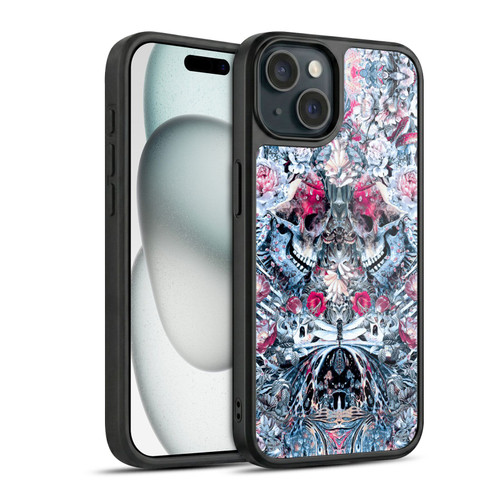 Riza Peker Skulls 9 Twin Skull Gel Armour Case For Apple iPhone 15