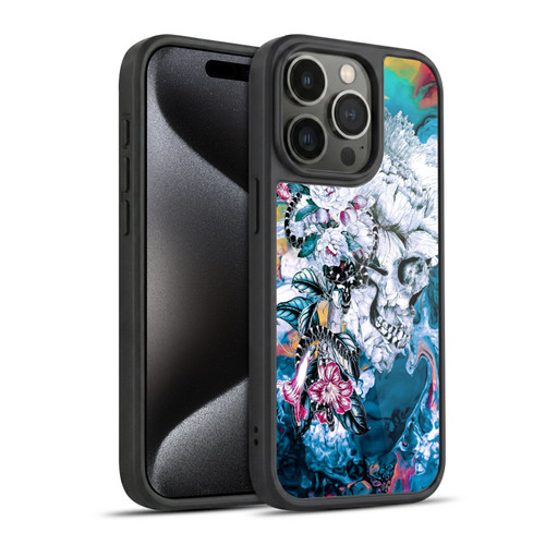 Riza Peker Skulls 9 Memento Mori Gel Armour Case For Apple iPhone 15 Pro