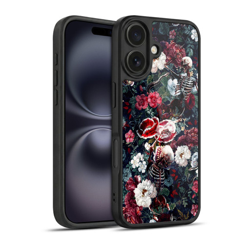 Riza Peker Skulls 9 Skeletal Bloom Gel Armour Case For Apple iPhone 16