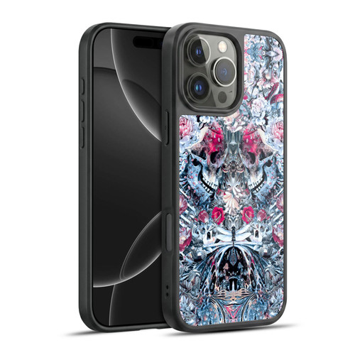 Riza Peker Skulls 9 Twin Skull Gel Armour Case For Apple iPhone 16 Pro Max