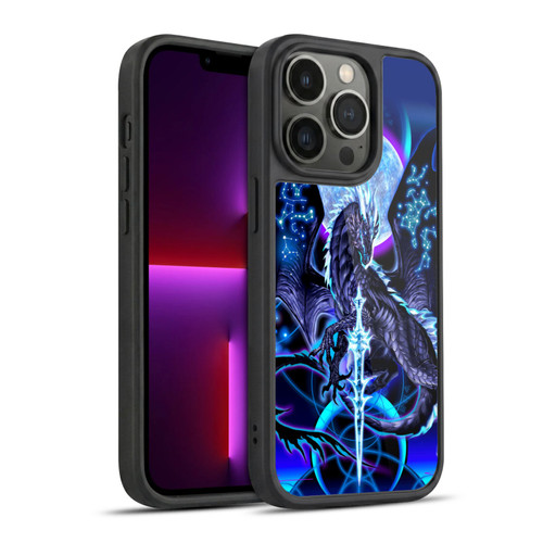 Ruth Thompson Dragons with Swords Night Blade & Constellations Gel Armour Case For Apple iPhone 13 Pro