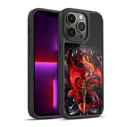 Ruth Thompson Dragons with Swords Wrath Blade Gel Armour Case For Apple iPhone 13 Pro