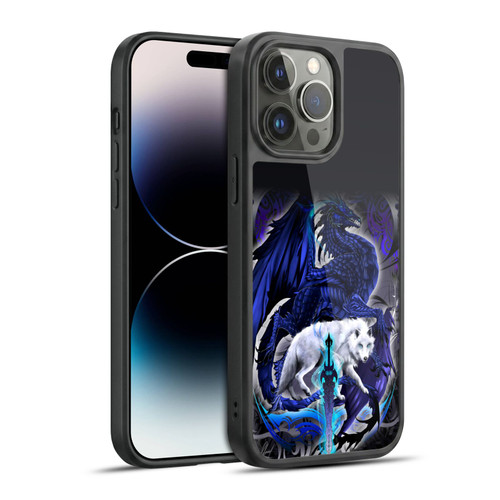 Ruth Thompson Dragons with Swords Alpha Blade & Fantasy Wolf Gel Armour Case For Apple iPhone 14 Pro Max