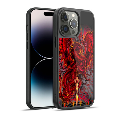 Ruth Thompson Dragons with Swords Blood Blade Fantasy Gel Armour Case For Apple iPhone 14 Pro Max