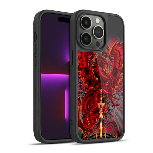 Ruth Thompson Dragons with Swords Blood Blade Fantasy Gel Armour Case For Apple iPhone 14 Pro