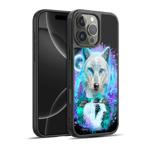 Sheena Pike Animals Winter Wolf Spirit & Waterfall Gel Armour Case For Apple iPhone 16 Pro Max