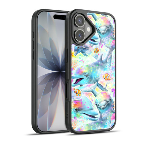 Sheena Pike Animals Rainbow Dolphins & Fish Gel Armour Case For Apple iPhone 17