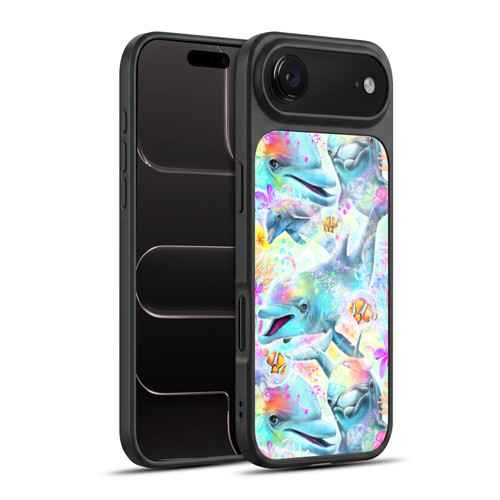 Sheena Pike Animals Rainbow Dolphins & Fish Gel Armour Case For Apple iPhone 17 Air