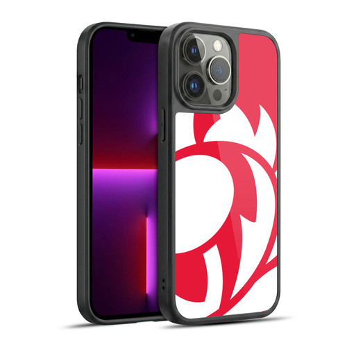 Scotland Rugby Oversized Thistle Rampant Red Gel Armour Case For Apple iPhone 13 Pro Max