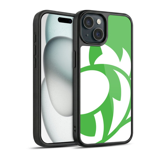 Scotland Rugby Oversized Thistle Grass Green Gel Armour Case For Apple iPhone 15