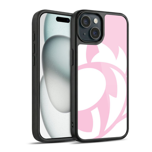 Scotland Rugby Oversized Thistle Salmon Pink Gel Armour Case For Apple iPhone 15