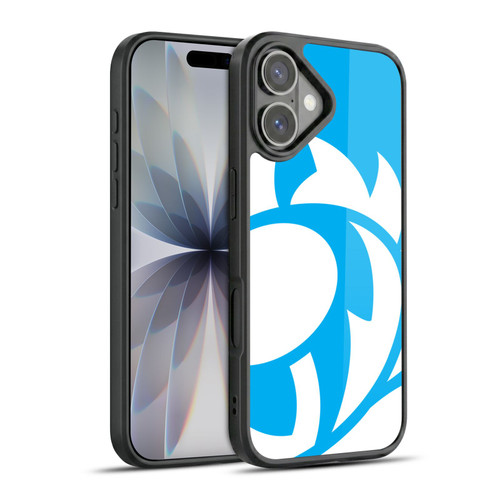 Scotland Rugby Oversized Thistle Sky Blue Gel Armour Case For Apple iPhone 17