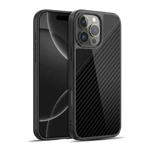 Alyn Spiller Carbon Fiber Leather Gel Armour Case For Apple iPhone 16 Pro Max