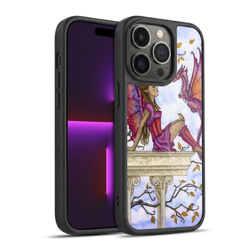 Amy Brown Lovely Fairies Purple Pixie Gel Armour Case For Apple iPhone 14 Pro