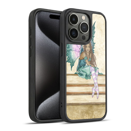 Amy Brown Lovely Fairies Green Pixie Gel Armour Case For Apple iPhone 15 Pro