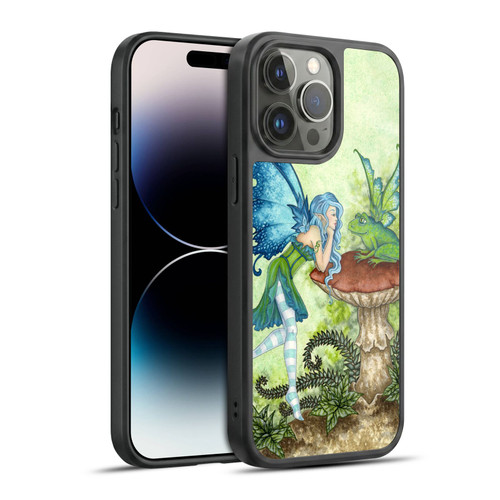 Amy Brown Pixies Frog Gossip Gel Armour Case For Apple iPhone 14 Pro Max