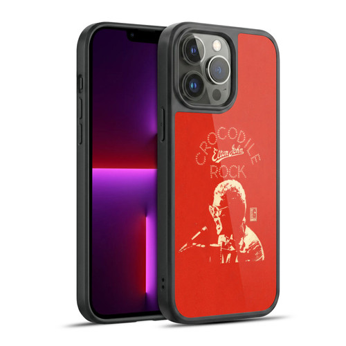 Elton John Artwork Crocodile Rock Single Gel Armour Case For Apple iPhone 13 Pro Max