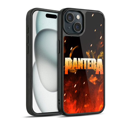 Pantera Art Fire Gel Armour Case For Apple iPhone 15