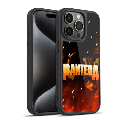 Pantera Art Fire Gel Armour Case For Apple iPhone 15 Pro