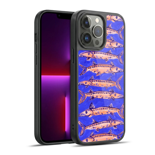Cat Coquillette Sea Barracuda Blue Gel Armour Case For Apple iPhone 13 Pro Max