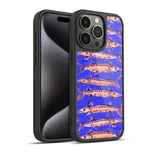 Cat Coquillette Sea Barracuda Blue Gel Armour Case For Apple iPhone 15 Pro