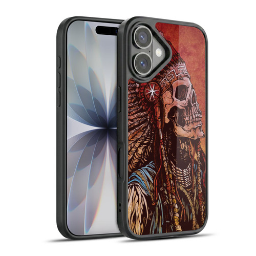 David Lozeau Colourful Grunge Native American Gel Armour Case For Apple iPhone 17