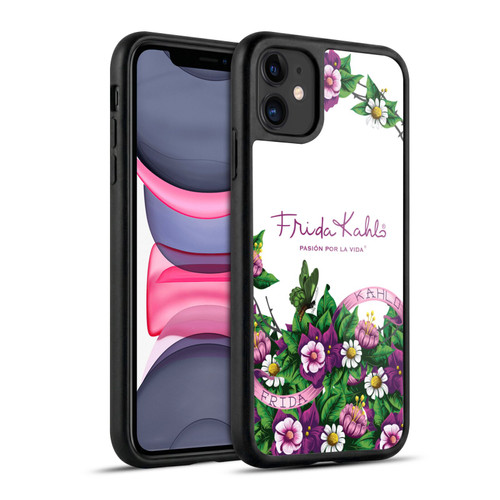 Frida Kahlo Purple Florals Bunch Gel Armour Case For Apple iPhone 11