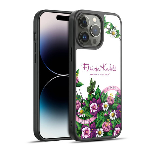Frida Kahlo Purple Florals Bunch Gel Armour Case For Apple iPhone 14 Pro Max