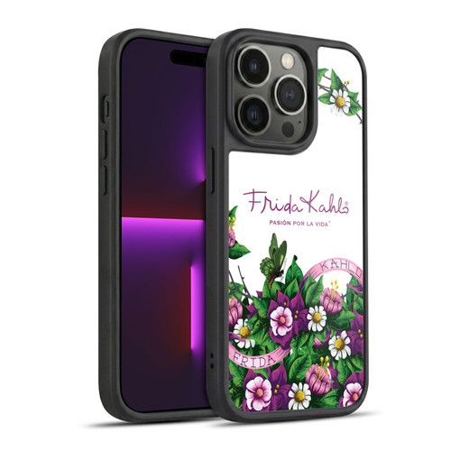 Frida Kahlo Purple Florals Bunch Gel Armour Case For Apple iPhone 14 Pro