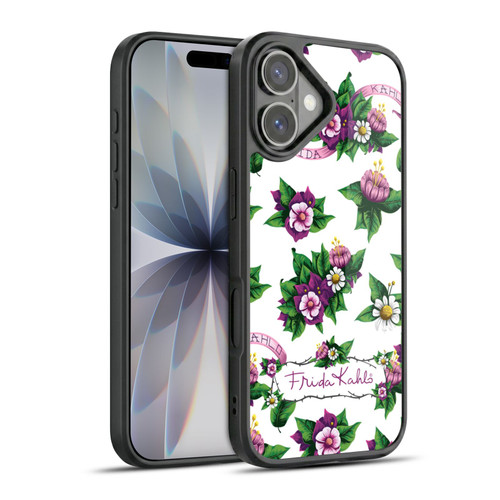 Frida Kahlo Purple Florals Pattern Gel Armour Case For Apple iPhone 17