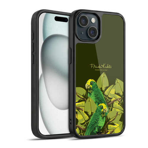 Frida Kahlo Tropical Love Birds Gel Armour Case For Apple iPhone 15