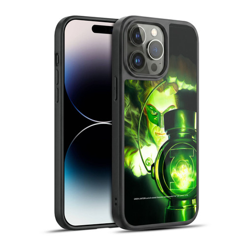 Green Lantern DC Comics Comic Book Covers Portrait Gel Armour Case For Apple iPhone 14 Pro Max