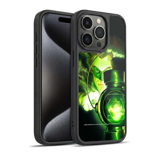 Green Lantern DC Comics Comic Book Covers Portrait Gel Armour Case For Apple iPhone 15 Pro