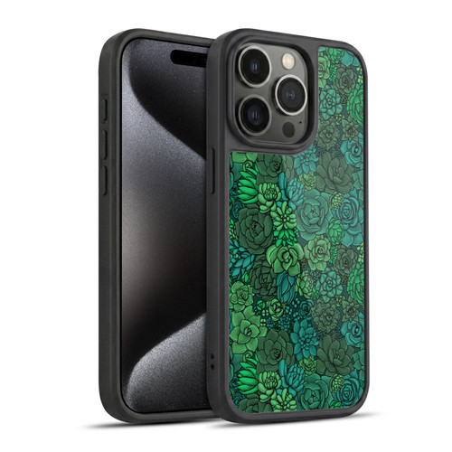 Katerina Kirilova Art Succulent Garden Gel Armour Case For Apple iPhone 15 Pro
