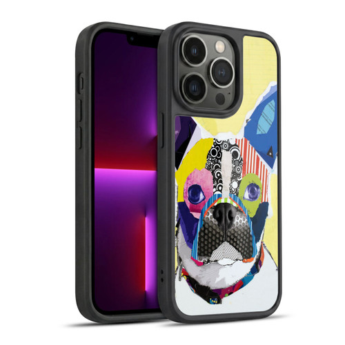 Michel Keck Dogs 4 Boston Terrier Gel Armour Case For Apple iPhone 13 Pro