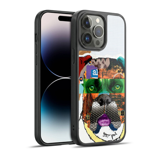 Michel Keck Dogs 4 Boxer Gel Armour Case For Apple iPhone 14 Pro Max