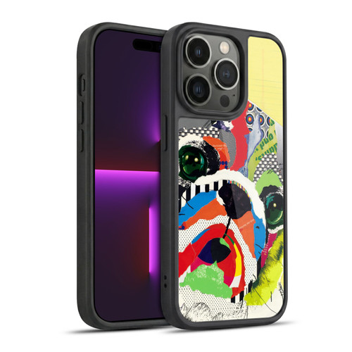 Michel Keck Dogs 4 Pug Gel Armour Case For Apple iPhone 14 Pro