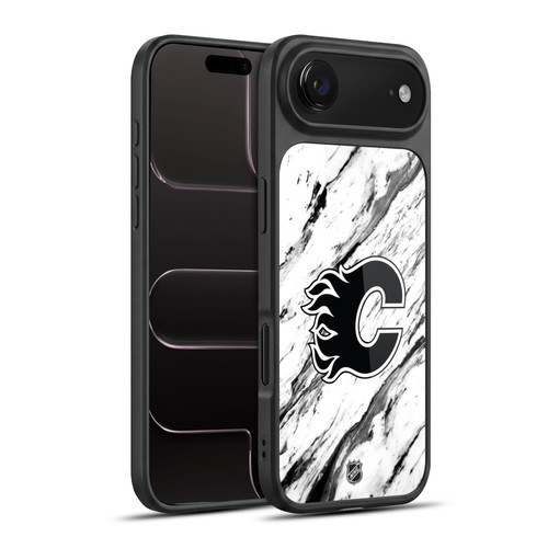 NHL Calgary Flames Marble Gel Armour Case For Apple iPhone 17 Air